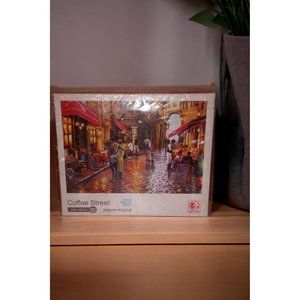 Coffee Street 1000 Piece Jigsaw Puzzle by Hao Xang  for ages 14 and over NIB Sea